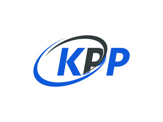 KPP letter creative modern elegant swoosh logo design
