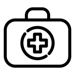 Aid Flat Icon Isolated On White Background