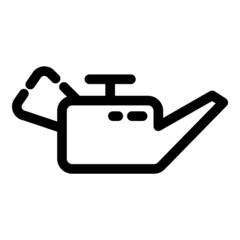 Motor Service Flat Icon Isolated On White Background