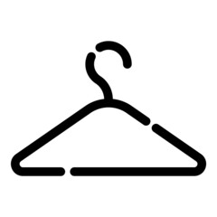 Hanger Flat Icon Isolated On White Background