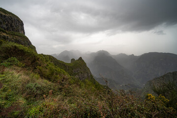 Madeira mountain landscape