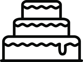 Cake Line Icon