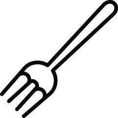 Fork Line Icon icon  symbols pictograms design elements visual representations