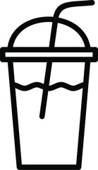 Juice cup Line Icon