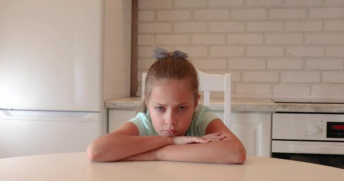 sad baby. little girl crying. child sadness