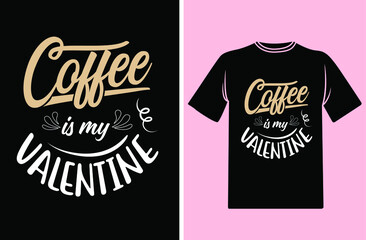 Valentine's Day T-shirt Design. typography T-shirt