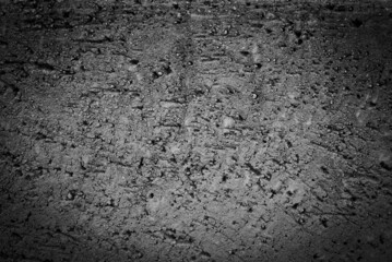 Black Dusty Ancient Texture. Old Wall Texture