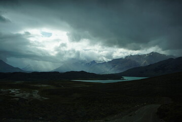 clouds over the mountains, Perito Moreno 