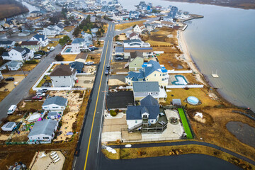 Aerial Drone of Forked River New Jersey 