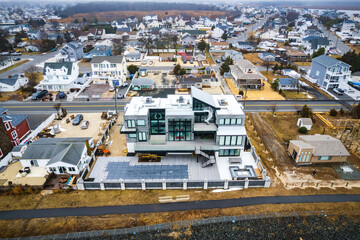 Aerial Drone of Forked River New Jersey 
