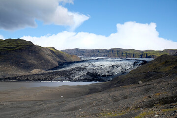 Gletscher Solheimajökull