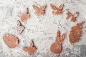 Easter gingerbread cookie dough..