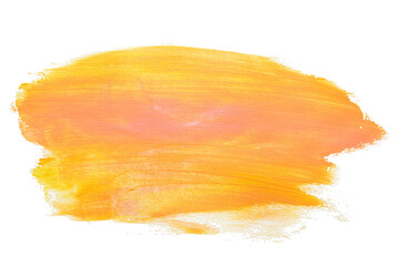 abstract acrylic watercolor paint brush stroke texture isolated on white background for logo and...