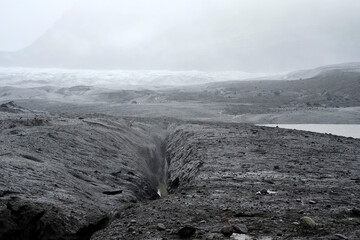 Gletscher Svinafellsjökull bei Skaftafell im Vatnajökull-nationalpark