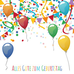 happy birthday greetings party background
