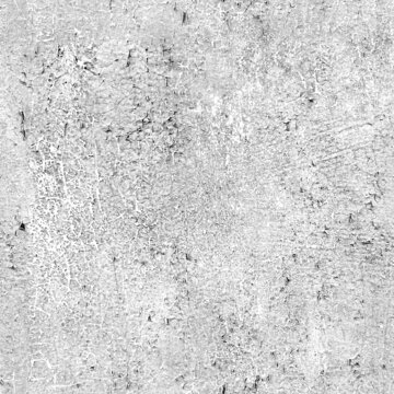 Cracked paint grunge map alpha texture. Wall imperfection seamless pattern. Grayscale abstract background