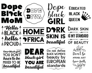 Afro quotes. Inspirational sayings for Black people. African American activism 