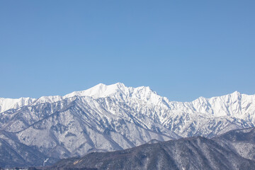 Fototapeta premium snow covered mountains