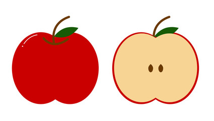 昭和レトロ　赤リンゴ　青りんご　APPLE