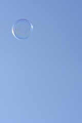 青空とシャボン玉