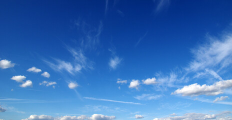 Obraz na płótnie Canvas Background blue sky