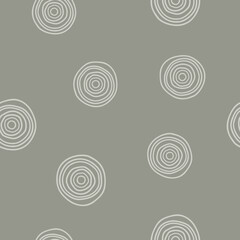 Trendy minimalist seamless pattern with an abstract creative hand-painted composition. Perfect for wall decorations, postcard designs, print, wallpaper, textiles, and brochures. Vector illustration.
