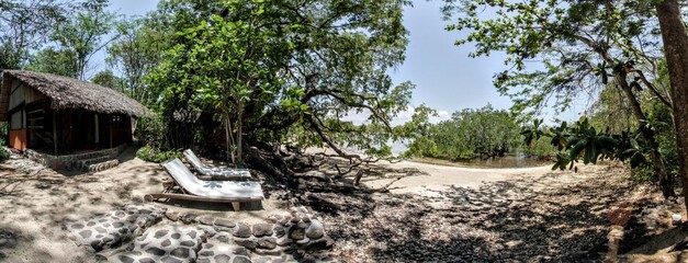 Fototapeta na wymiar Madagascar Panorama 360 Nosy Be - Beach & Nature