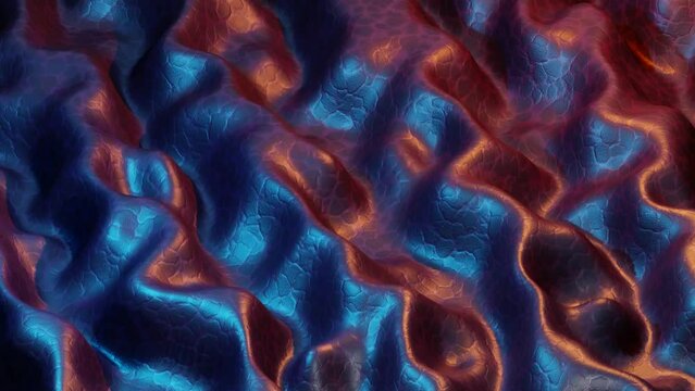 Abstract splashing waves. The skin structure layer Microstructure. Alien skin organic seamless generated hires texture. 3D rendering