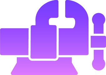 Obraz premium Vice Glyph Gradient