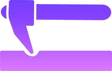 Adze Glyph Gradient