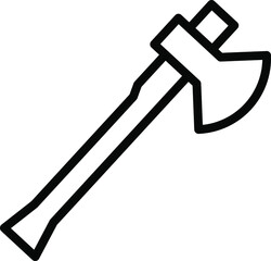 Axe Line Icon