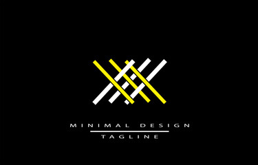 XXX MINIMALIST  LOGO MINIMAL ART DESIGN VECTOR ILLUSTRATION