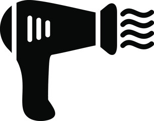 Blow Dryer Glyph Icon