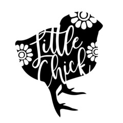 little chick inspirational quotes, motivational positive quotes, silhouette arts lettering design