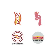  cholesterol plaque icon