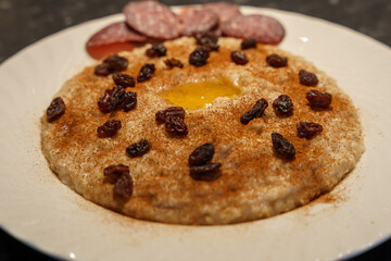 Traditional rice pudding also known as grøt in Norway.