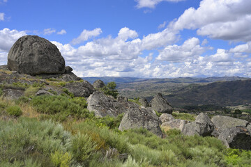 Rock formations around Idanha-a-Velha village, Serra da Estrela, Beira Alta, Portugal