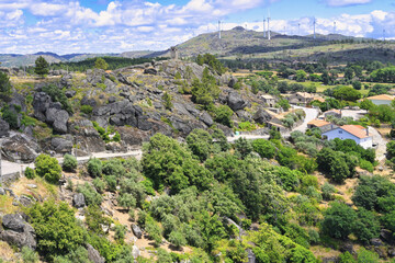 Landscape around Sortelha, Serra da Estrela, Beira Alta, Portugal