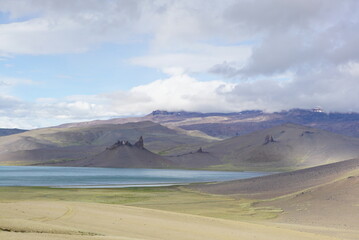 lake in the mountains, Perito Moreno 