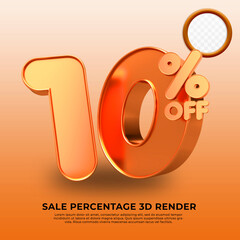 3d element 10 percentage gold sale discount