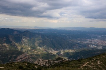 Obraz premium View from Montserrat