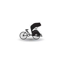 Fototapeta na wymiar pedicab icon