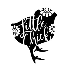 little chick inspirational quotes, motivational positive quotes, silhouette arts lettering design