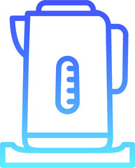 Electric Kettle Line Gradient