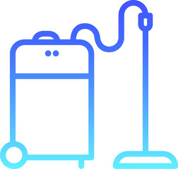 Vaccum Cleaner Line Gradient