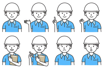 人 シャツ 半袖 襟 ヘルメット 帽子 AI 素材 イラスト ベクター