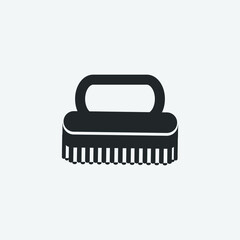 Brush vector icon illustration sign