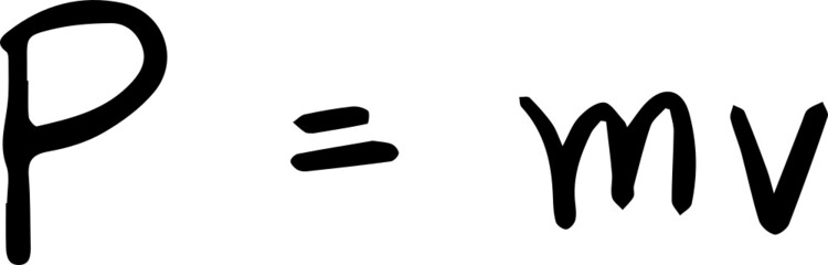 physics formula handwriting