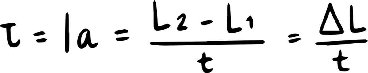 physics formula handwriting