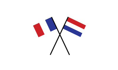 France Netherlands flag friendship cooperation diplomacy symbol